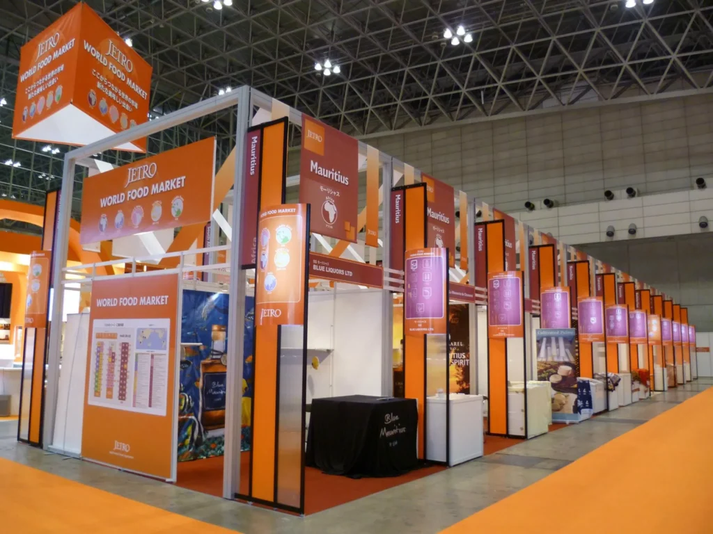 Country pavilion exhibition stand designed and built for international expo